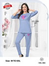 Vol Dk 0284 Summer Special Heavy Shinkery Cord Set Hosiery Cotton Night Suit Wholesale Shop In Surat

